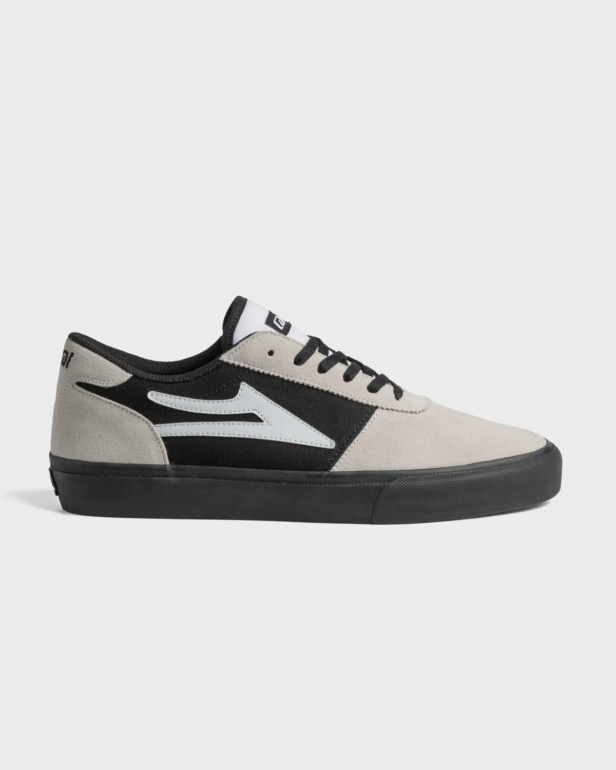 Manchester - White Suede Black Black