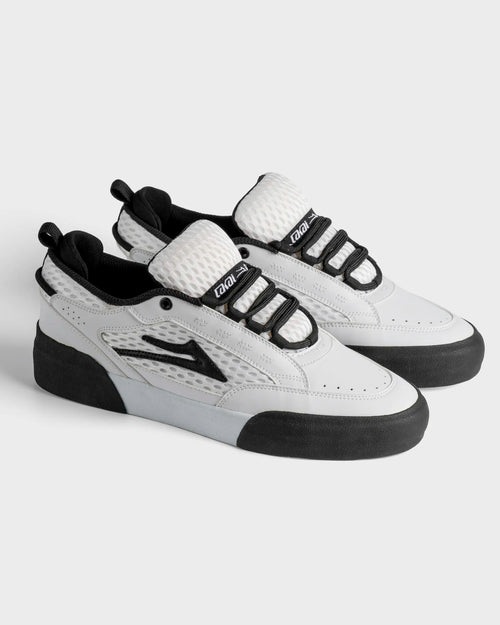 Aran - White Leather Black