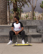 LAKAI x RIPNDIP Raglan SS Tee - White/Black