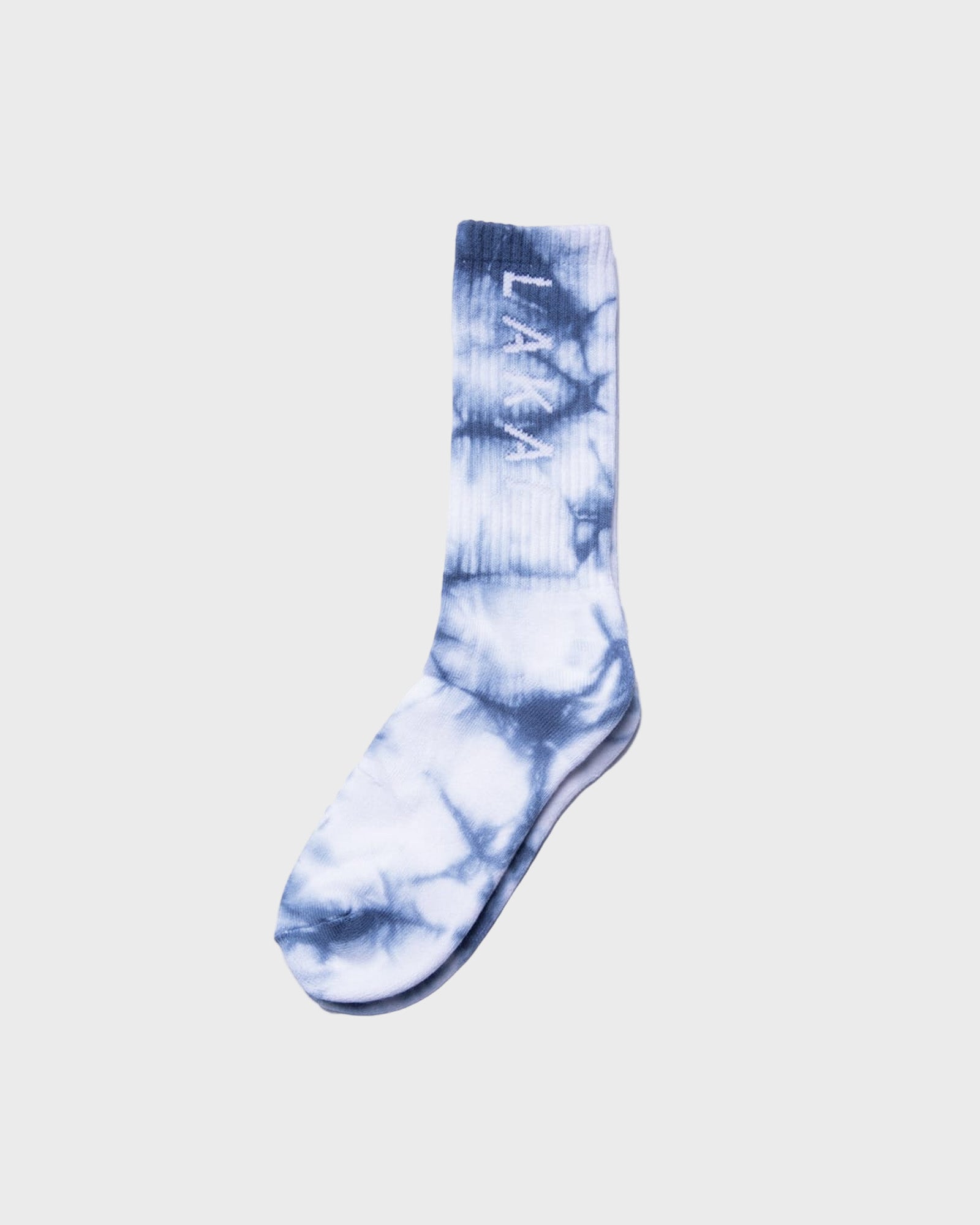 Simple Crew Sock - Navy Tie Dye