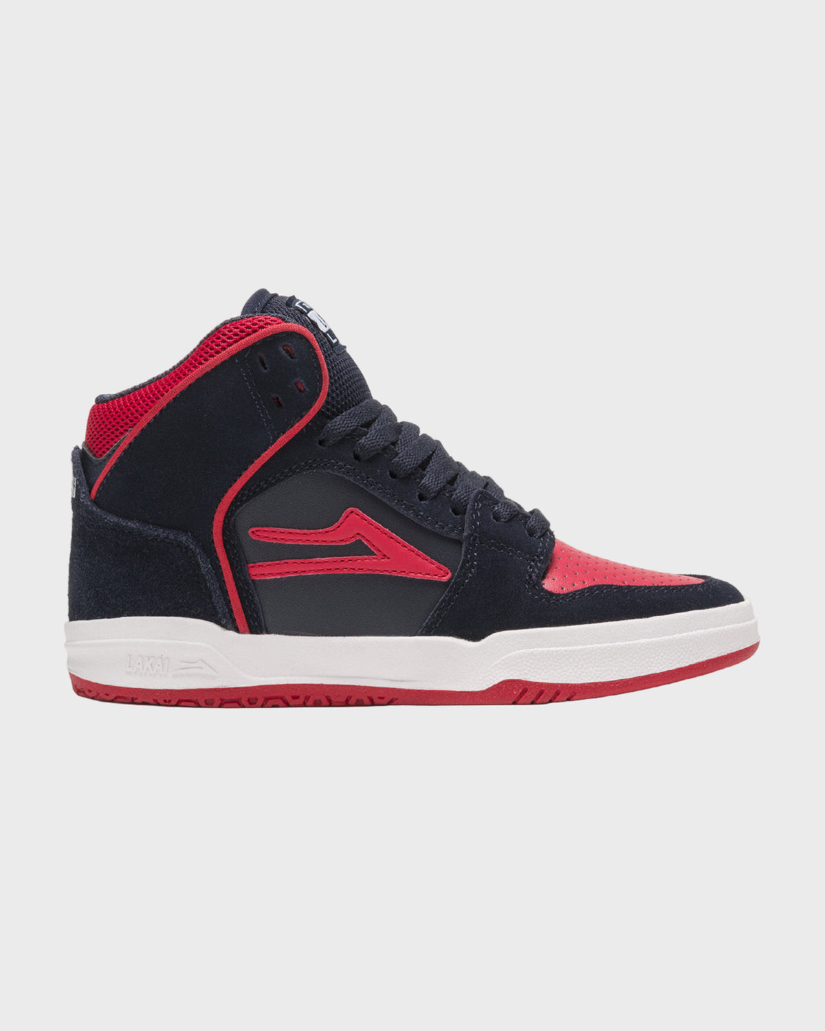 Telford Kids - Navy/Red Suede