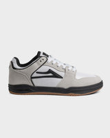 White Suede Cordura Black