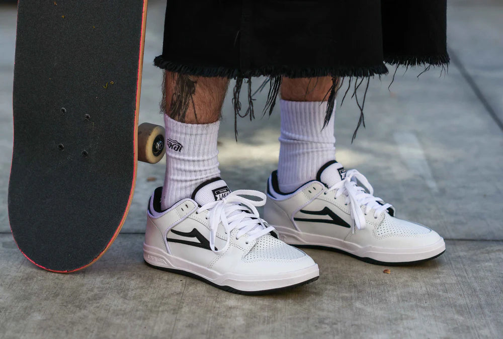 Telford Low - White/Black Leather – Lakai Europe