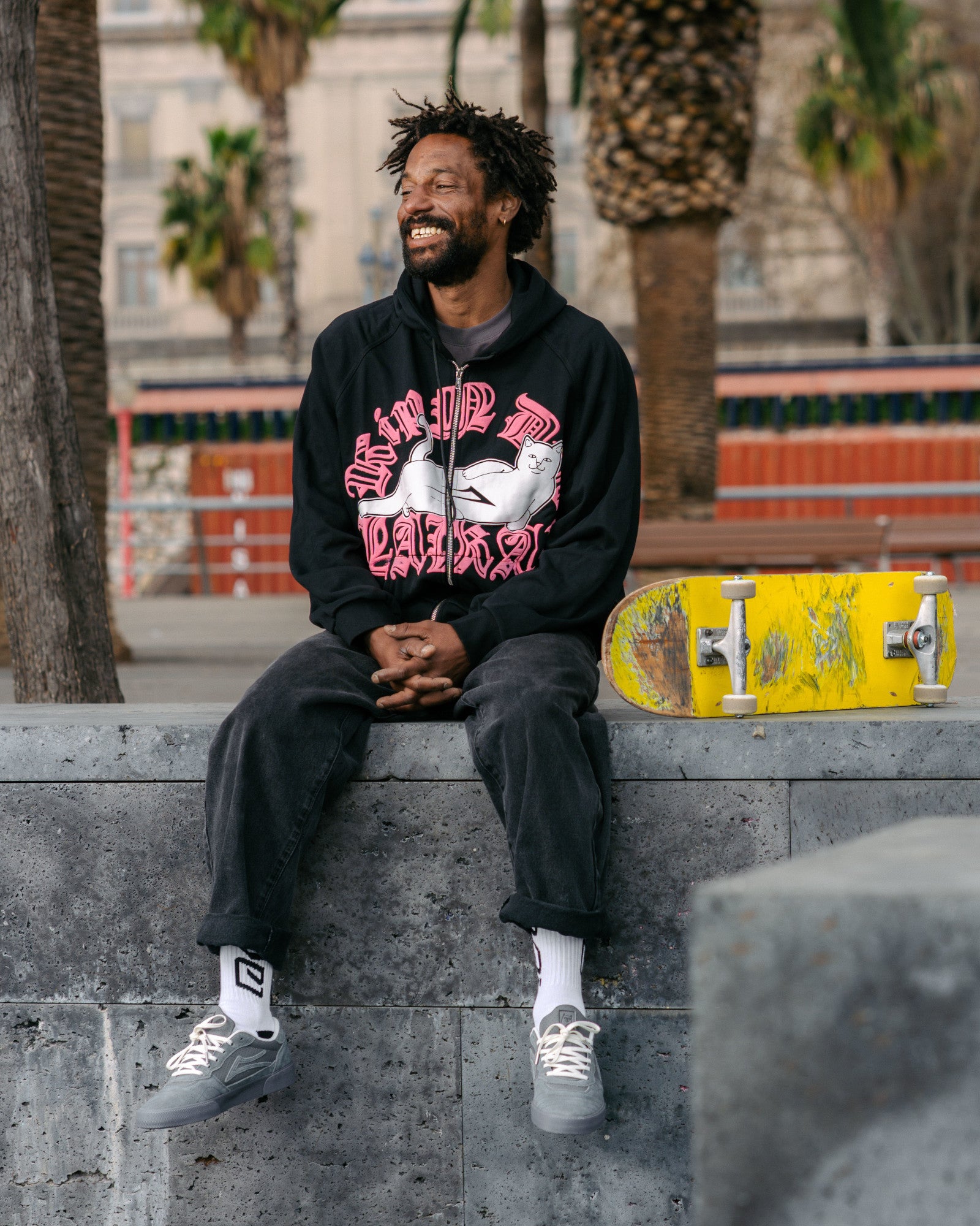 LAKAI x RIPNDIP Zipper Hoodie - Black