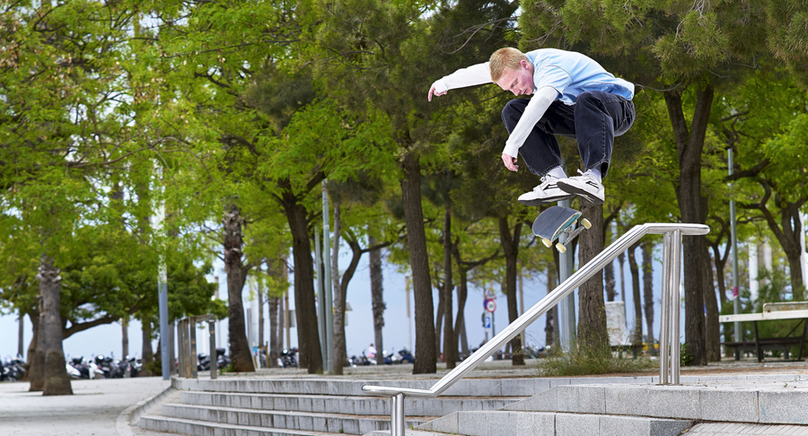 Roman Hager skating